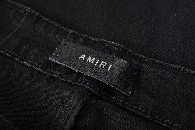 Amiri Graphic Embroidered Black Slim-Fit Jeans 2