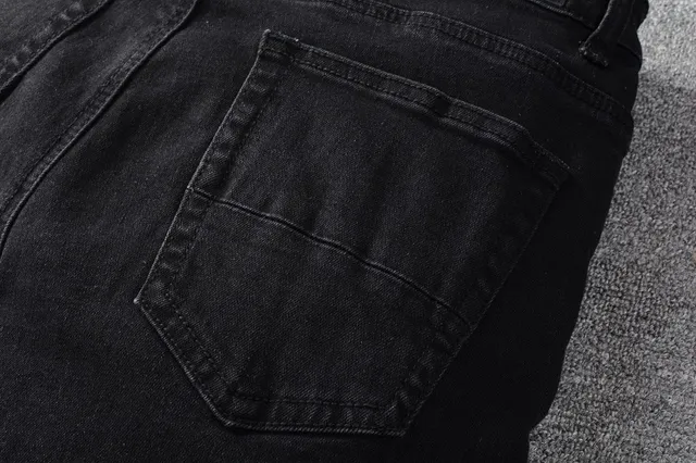 Amiri Graphic Embroidered Black Slim-Fit Jeans 5
