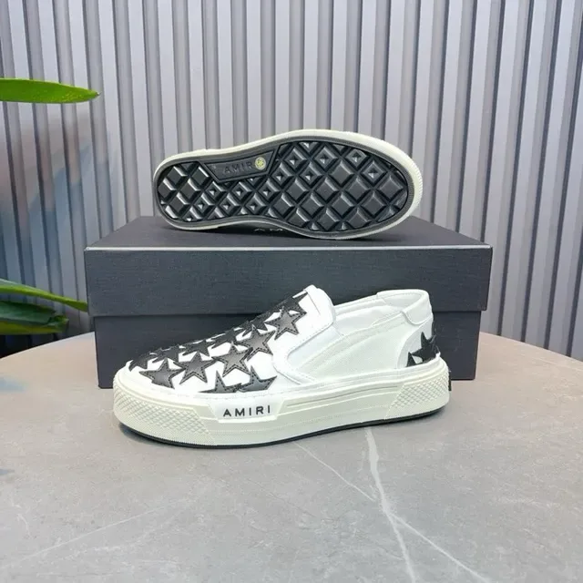 Amiri MA Court Star Tênis Lifestyle Branco e Preto 3