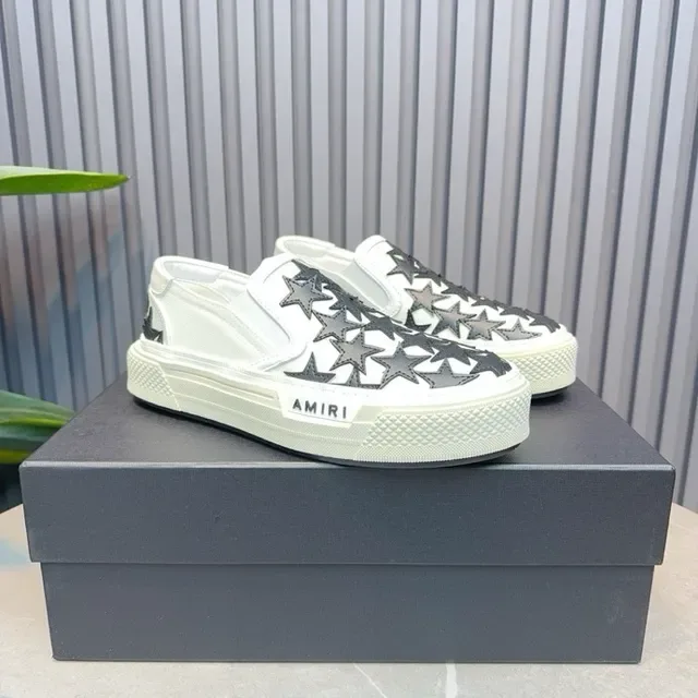 Amiri MA Court Star Tênis Lifestyle Branco e Preto 5