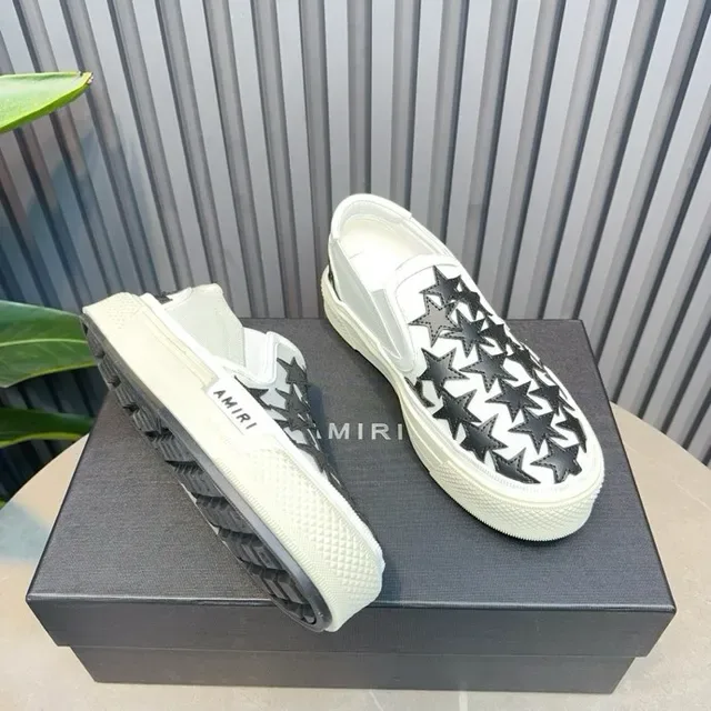 Amiri MA Court Star Tênis Lifestyle Branco e Preto 6