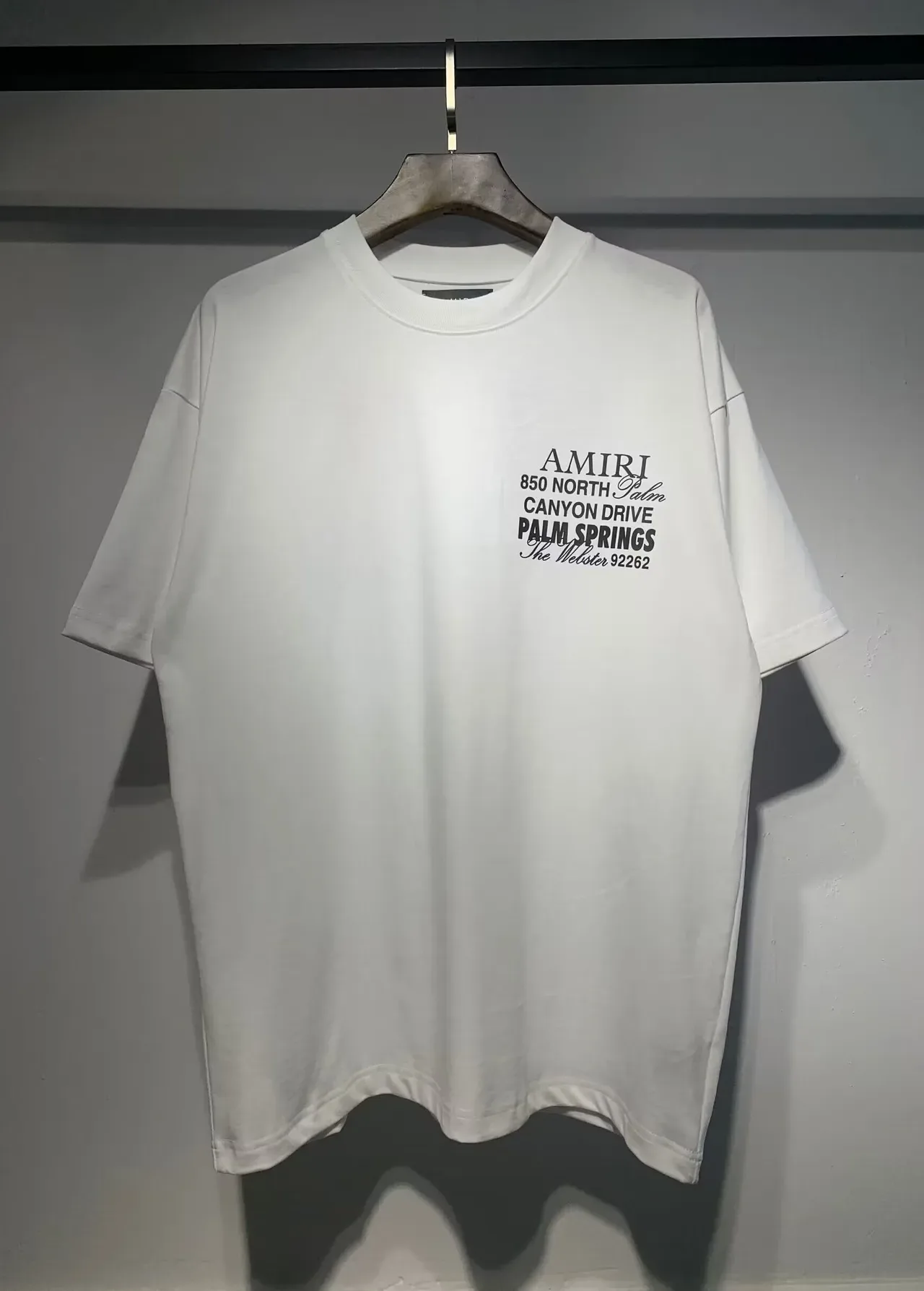 Amiri Palm Springs Address Graphic T-Shirt 3