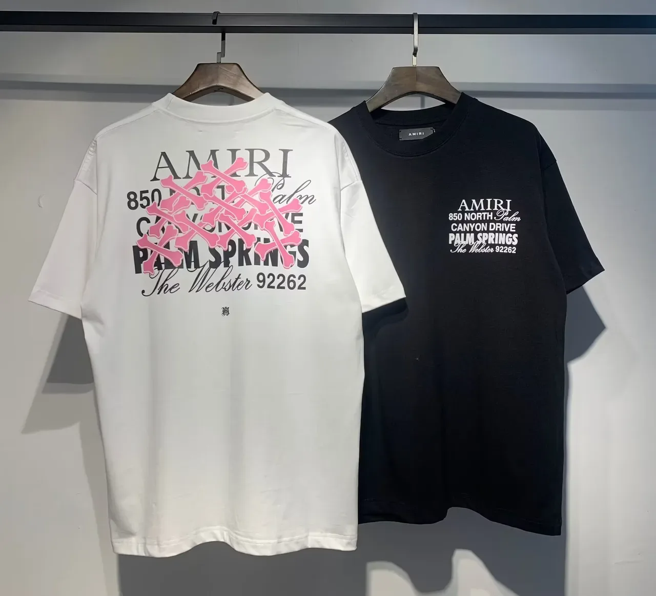 Amiri Palm Springs Address Graphic T-Shirt 6