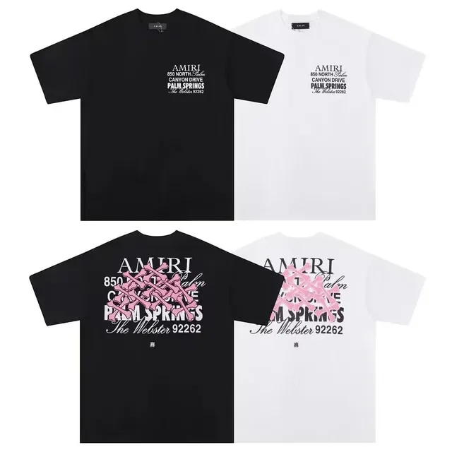 Amiri Palm Springs Address Graphic T-Shirt 7