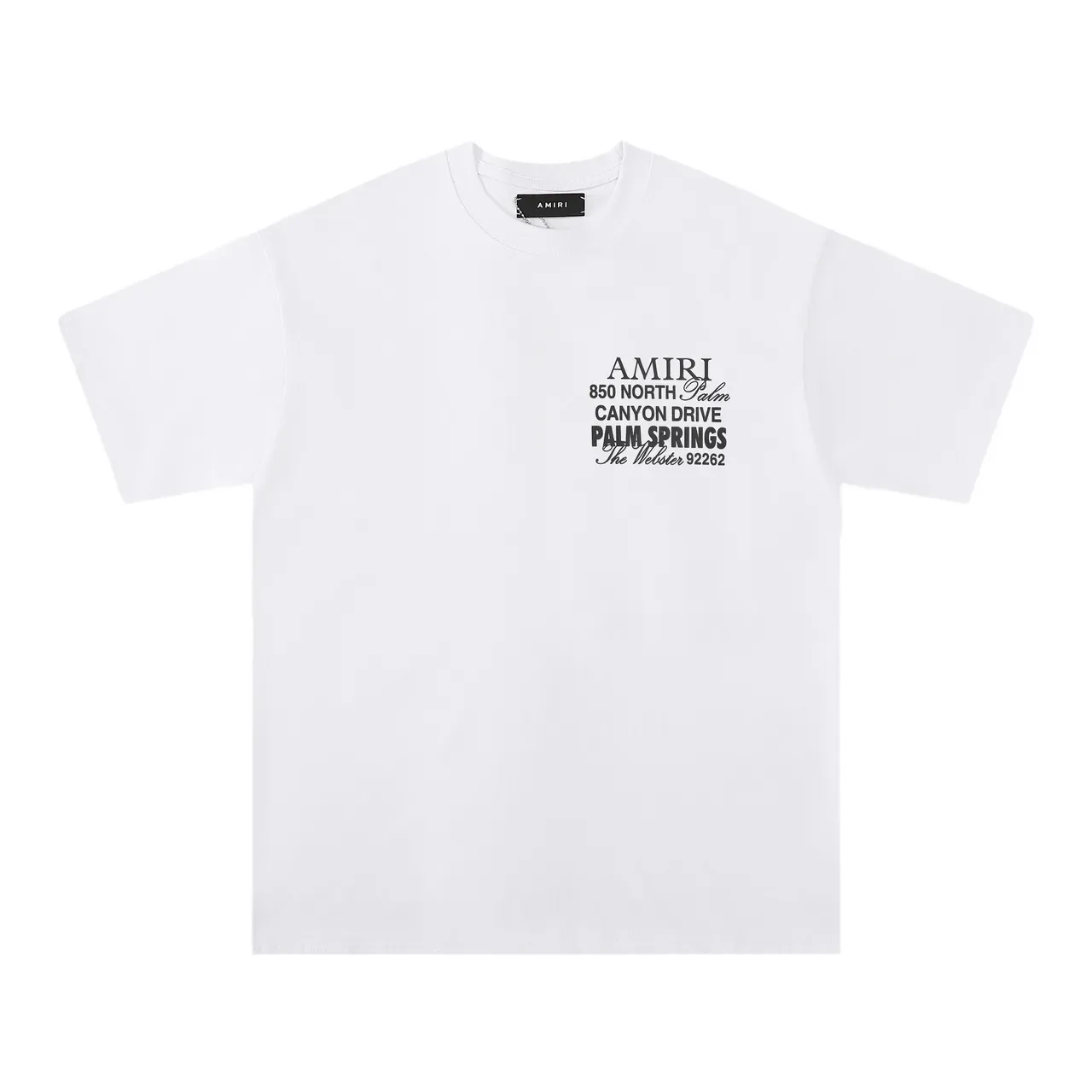 Amiri Palm Springs Address Graphic T-Shirt 11