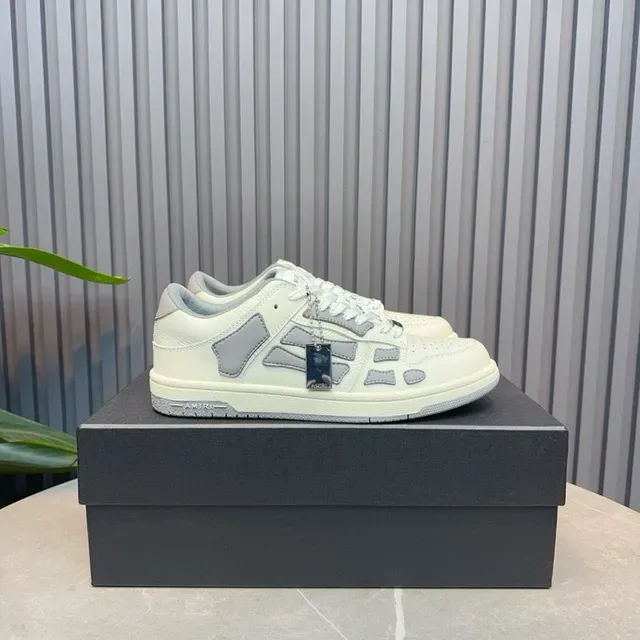 Amiri Skel Top Low Off-White and Gray tênis lifestyle 2