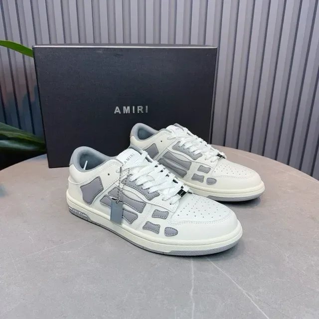 Amiri Skel Top Low Off-White and Gray tênis lifestyle 3