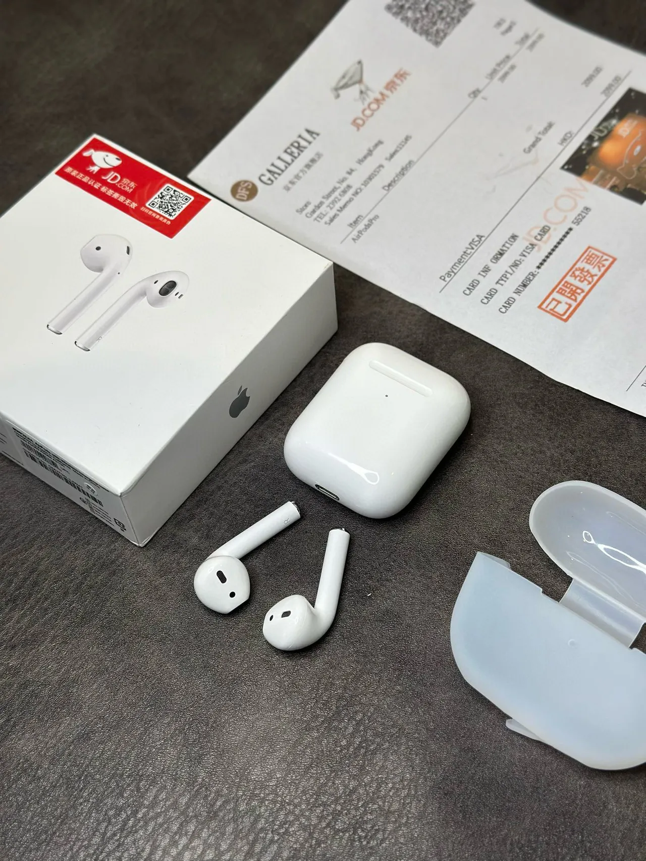 Apple AirPods White Stem-Style Glossy TWS Earbuds 7