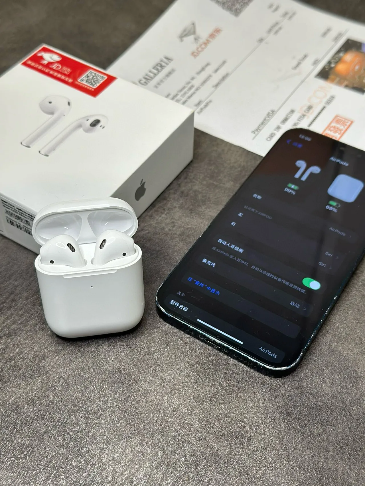 Apple AirPods White Stem-Style Glossy TWS Earbuds 11