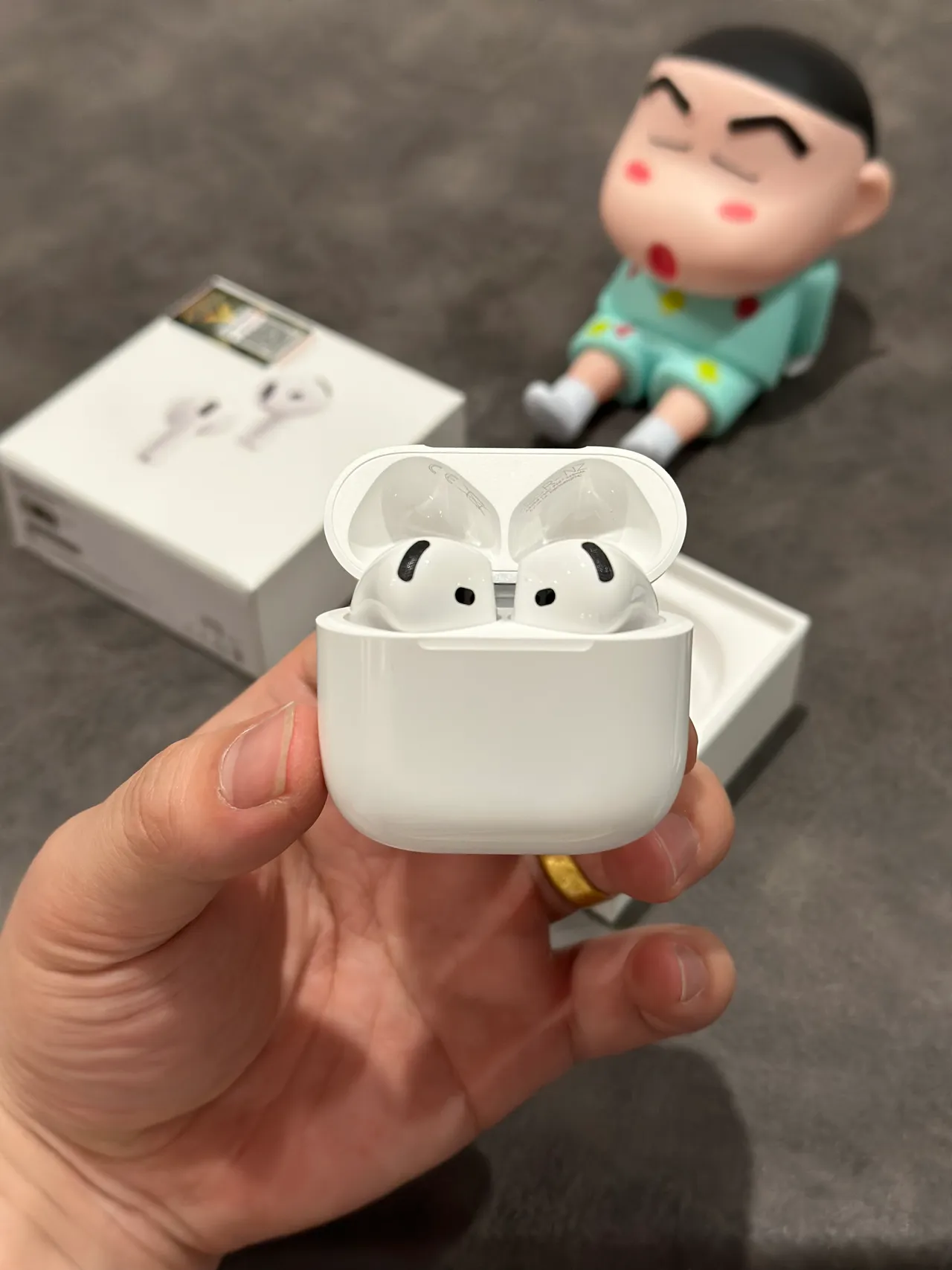 Apple White Black Stem-Style Matte Finish TWS Earbuds 9