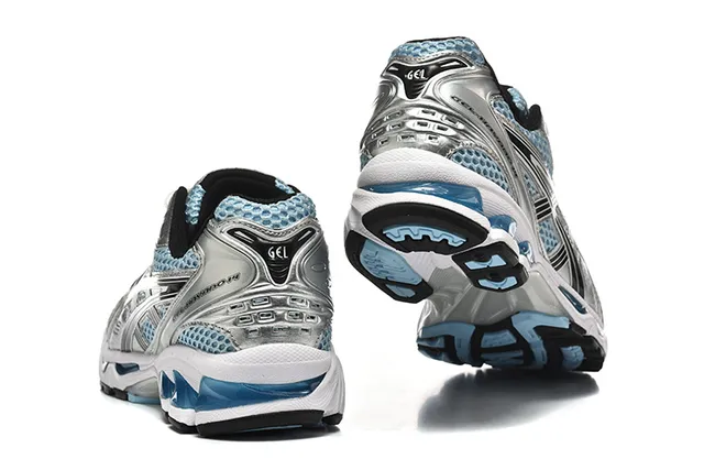 ASICS Gel-Kayano 14 White Silver Orange Running Shoes 2