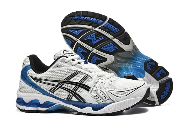 ASICS Gel-Kayano 14 White Silver Orange Running Shoes 11