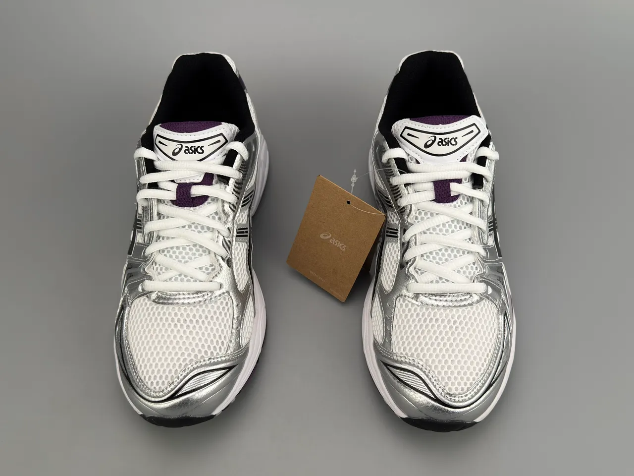 ASICS Gel-Kayano Argent Blanc Violet Chaussures de course 7