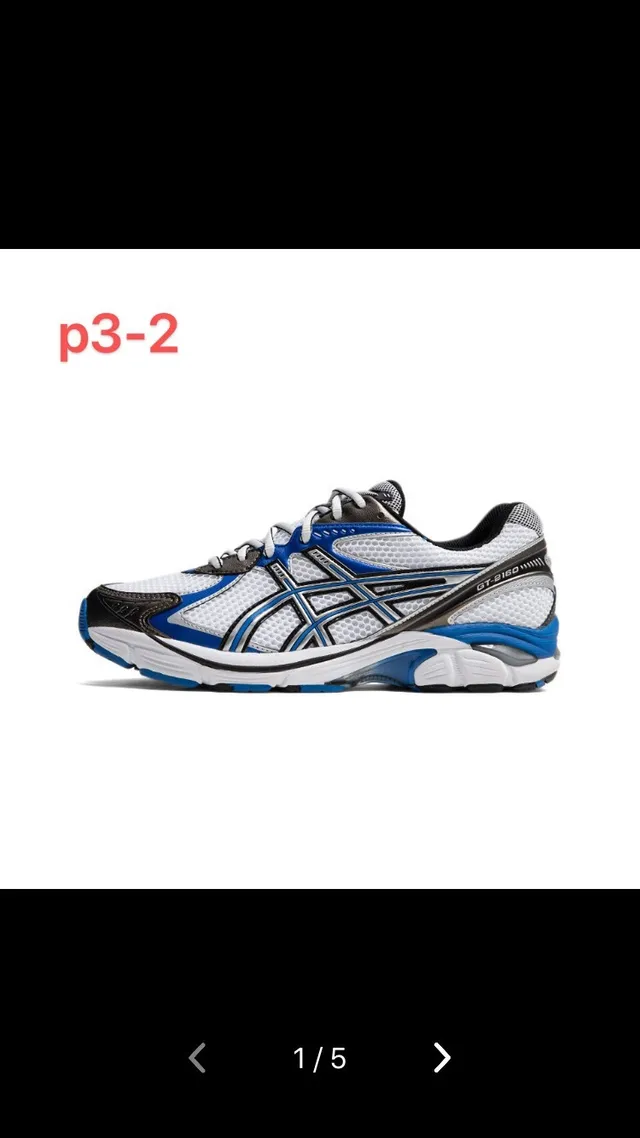 ASICS GT-2160 White Blue Running Shoes 2