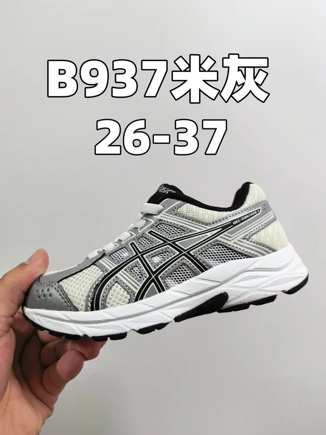 ASICS أبيض أسود شبكة علوية تركيبات اصطناعية أحذية جري 14