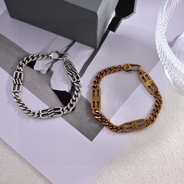 Balenciaga أقراط سلاسل كليب-ستايل ذهبي النبرة 7