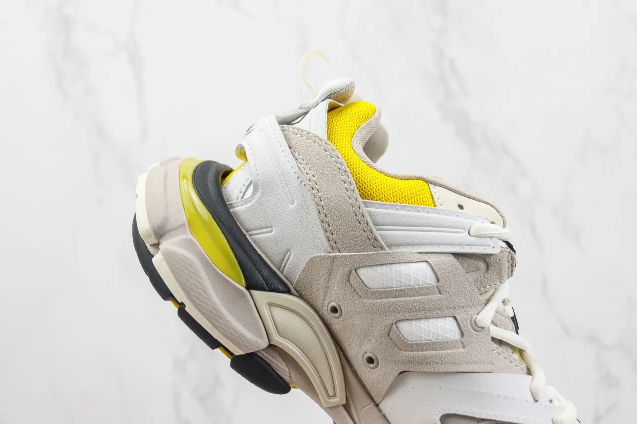 Balenciaga Defender Beige Amarillo Zapatillas Chunky 5
