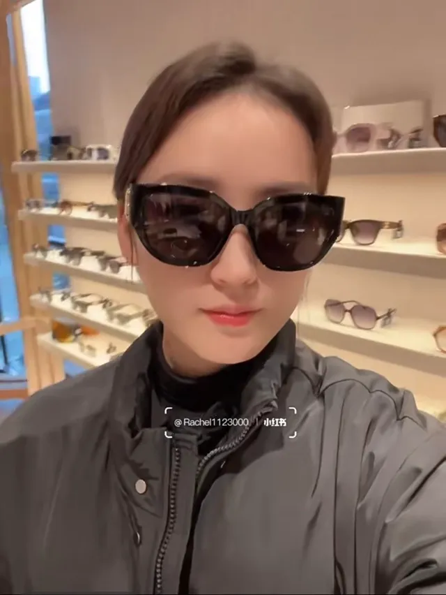 Balenciaga Óculos de sol de acetato rosa olhos de gato 4
