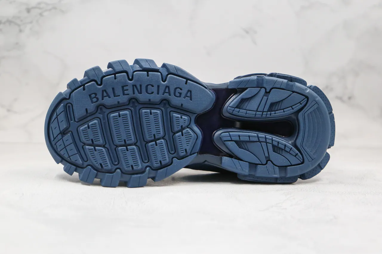 Balenciaga Runner Monochromatic Blue Chunky Sneakers 2