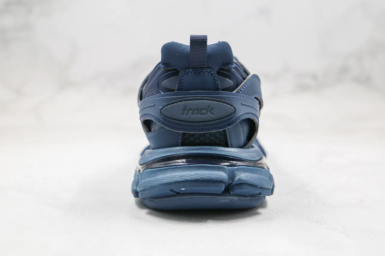 Balenciaga Runner Monochromatic Blue Chunky Sneakers 3
