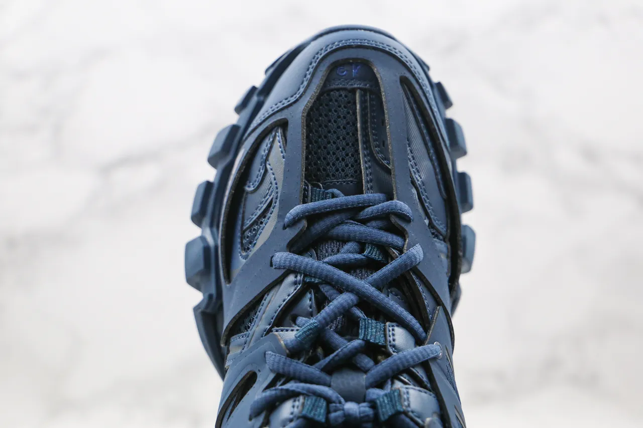 Balenciaga Runner Monochromatic Blue Chunky Sneakers 5