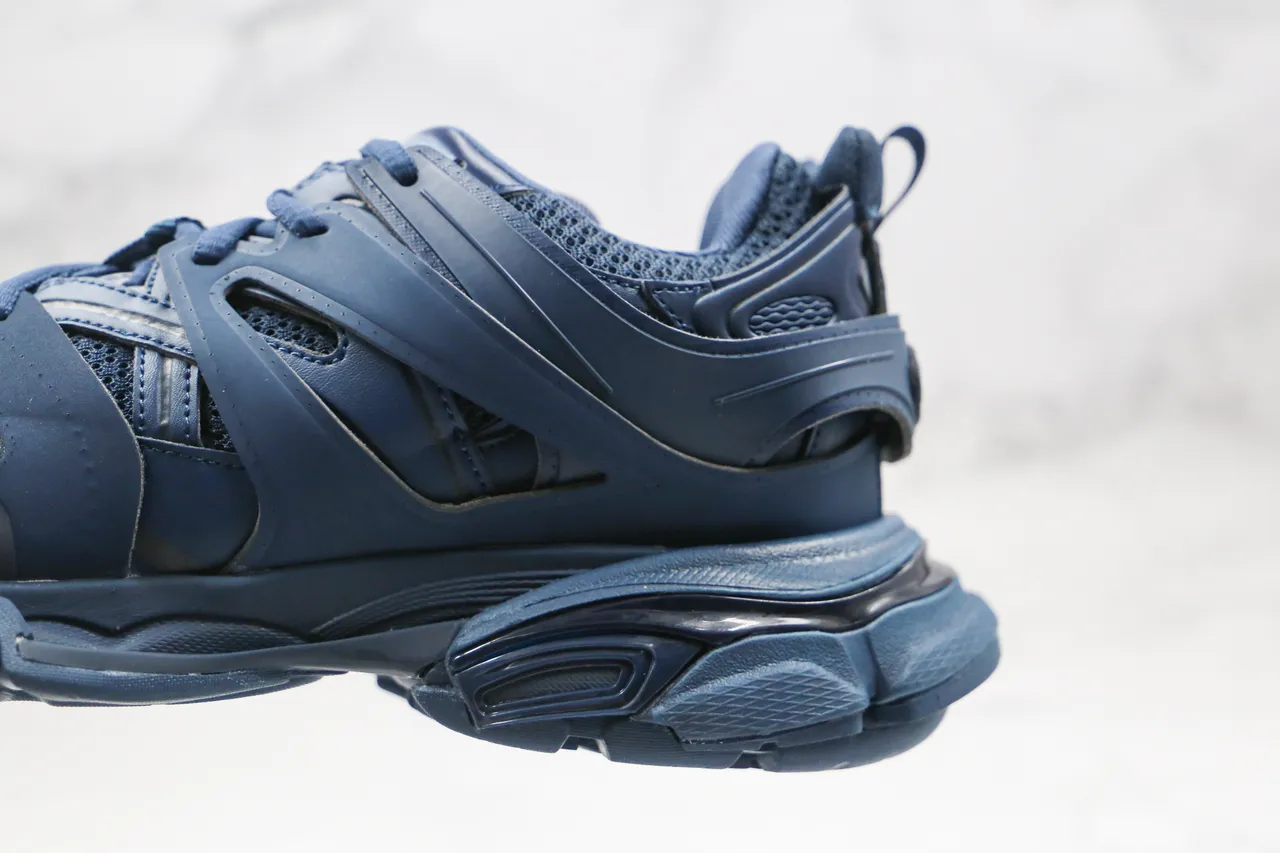 Balenciaga Runner Monochromatic Blue Chunky Sneakers 6