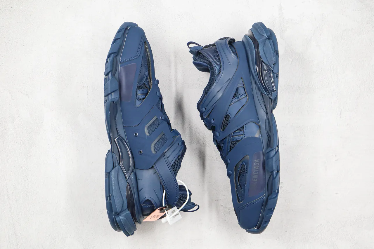 Balenciaga Runner Monochromatic Blue Chunky Sneakers 8