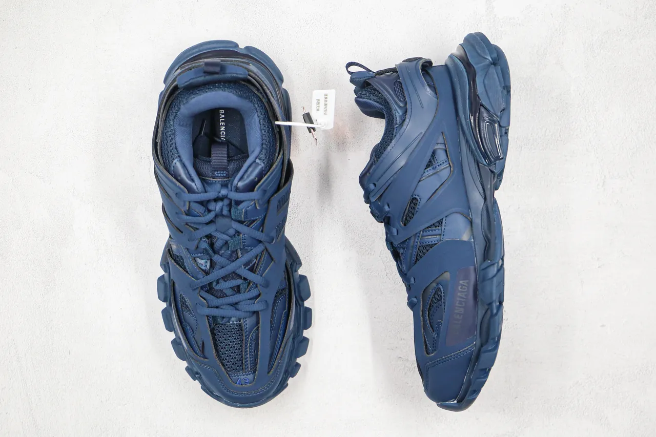 Balenciaga Runner Monochromatic Blue Chunky Sneakers 9