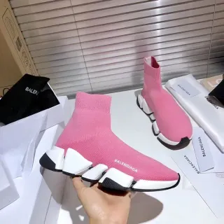 Balenciaga Speed Trainer Pink Sock-Fit أحذية رياضية أسلوب حياة