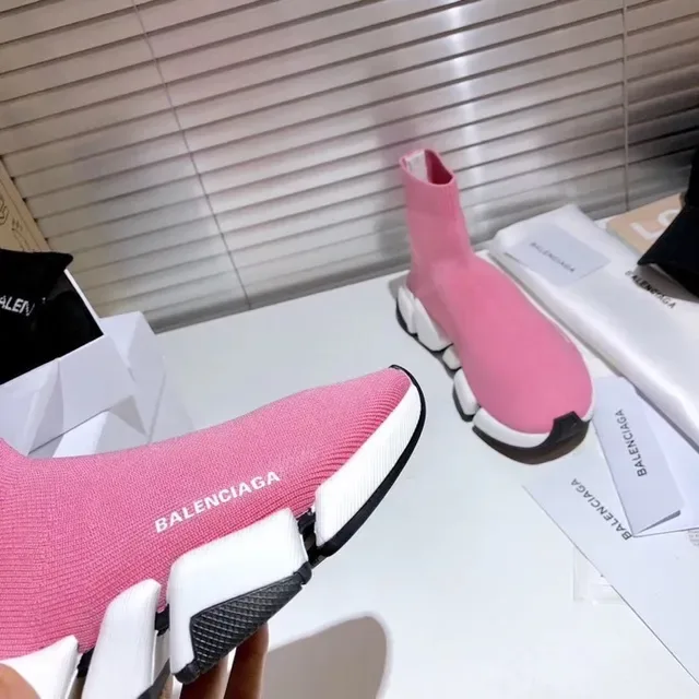Balenciaga Speed Trainer Pink Sock-Fit chaussures lifestyle 3