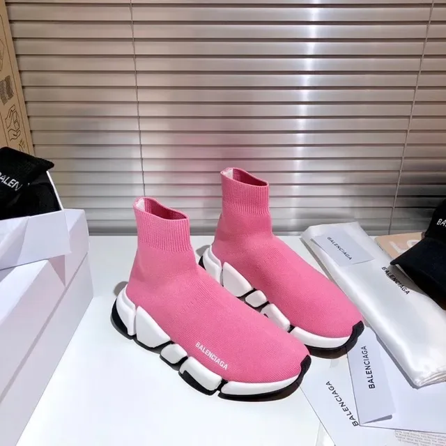 Balenciaga Speed Trainer Pink Sock-Fit chaussures lifestyle 6