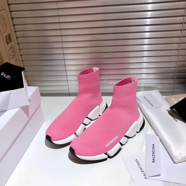 Balenciaga Speed Trainer Pink Sock-Fit chaussures lifestyle 8