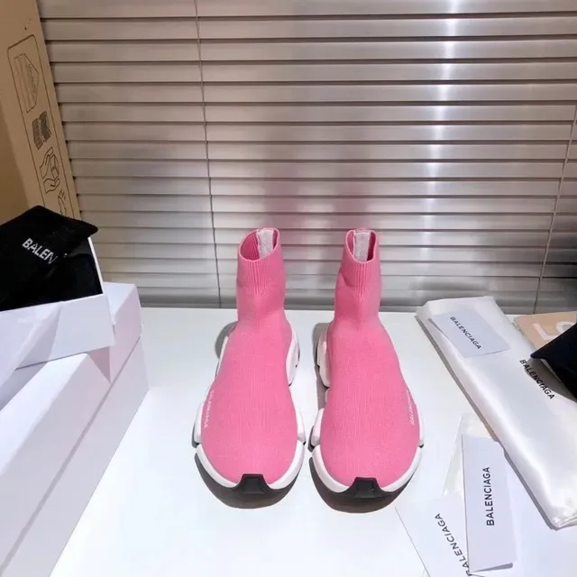 Balenciaga Speed Trainer Pink Sock-Fit chaussures lifestyle 9