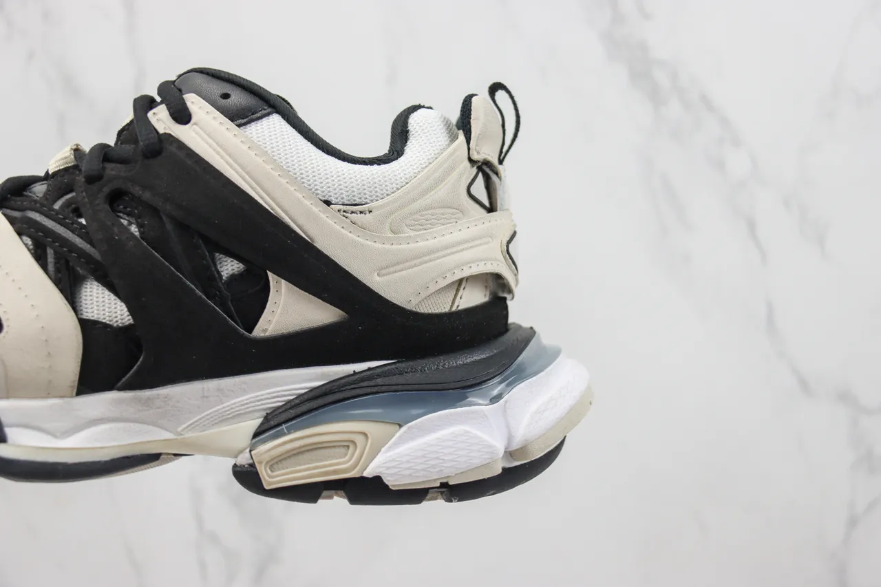 Balenciaga Track Trainer بيج أسود تشونكي سنيكرز 7