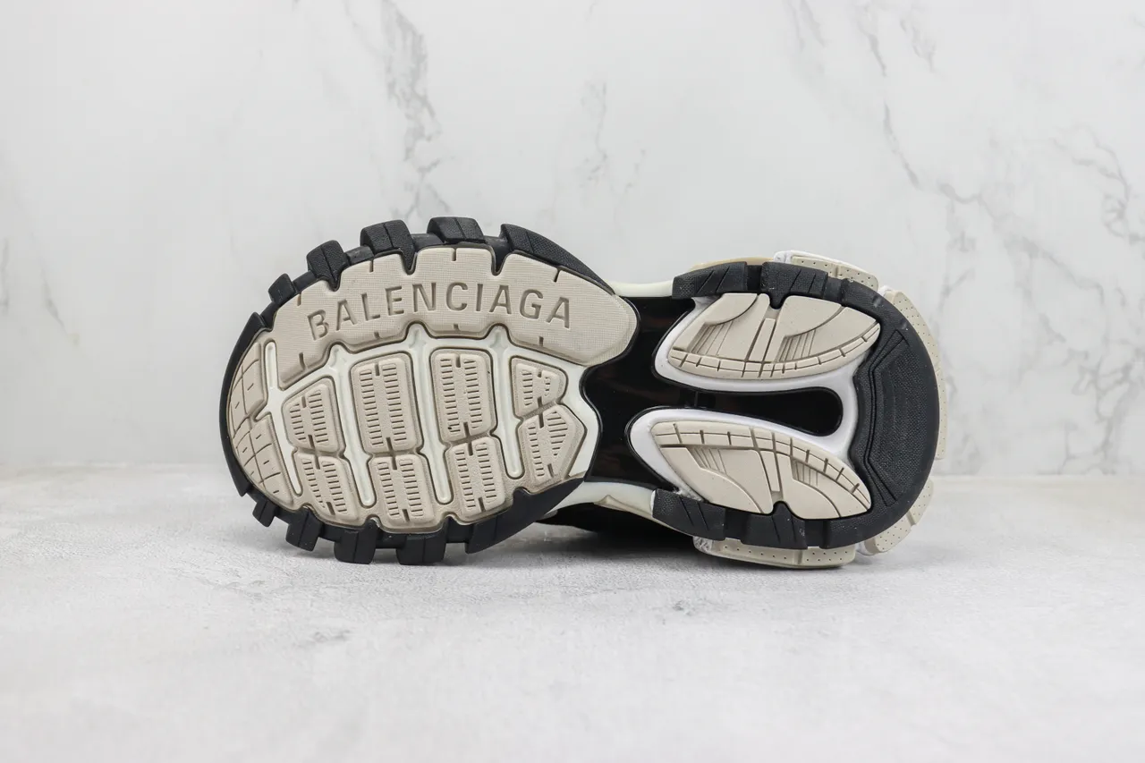 Balenciaga Track Trainer بيج أسود تشونكي سنيكرز 8