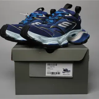 Balenciaga Track Trainer Deep Blue Ice ميدسول حذاء رياضي سميك