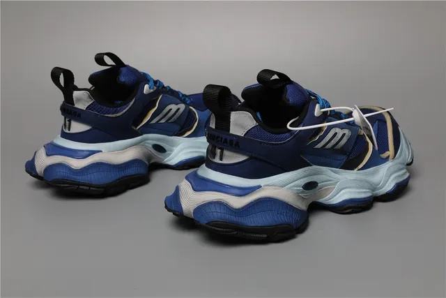 Balenciaga Track Trainer Deep Blue Ice midsol baskets chunky 3