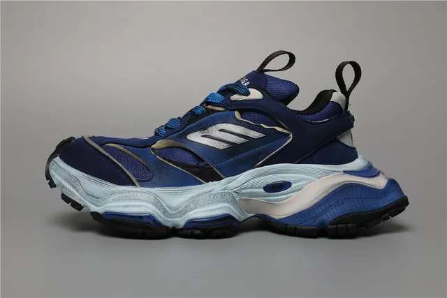 Balenciaga Track Trainer Deep Blue Ice midsol baskets chunky 9