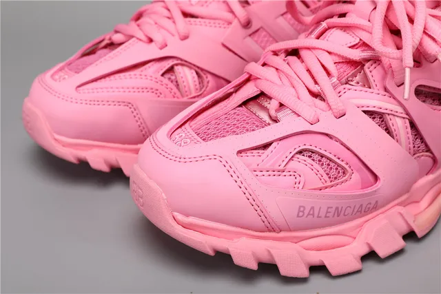 Balenciaga Track Trainer rose lavée baskets épaisses 4