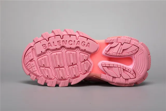 Balenciaga Track Trainer rose lavée baskets épaisses 6