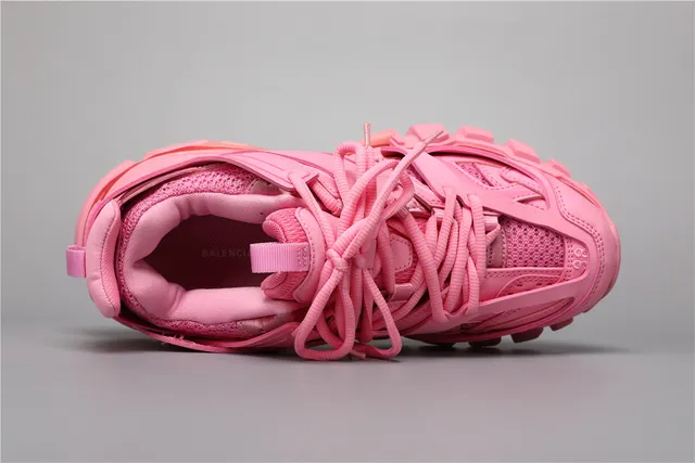 Balenciaga Track Trainer rose lavée baskets épaisses 7