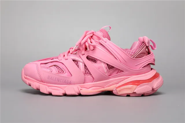 Balenciaga Track Trainer rose lavée baskets épaisses 9