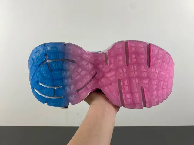Balenciaga Track Trainer Silver Gray Pink Blue Chunky Sneakers 9