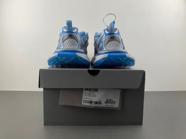 Balenciaga Track Trainer Silver Gray Pink Blue Chunky Sneakers 17