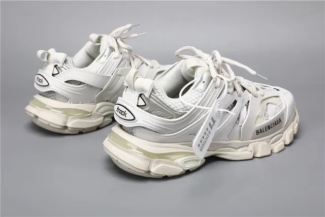 Balenciaga Track Trainer সাদা মোটা সোলের স্নিকার্স 3