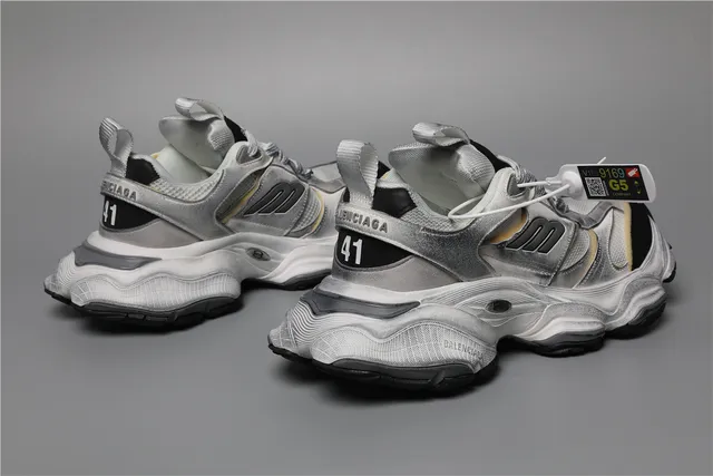 Balenciaga Track Trainer blanches grises noires dorées sneakers à semelle épaisse 3