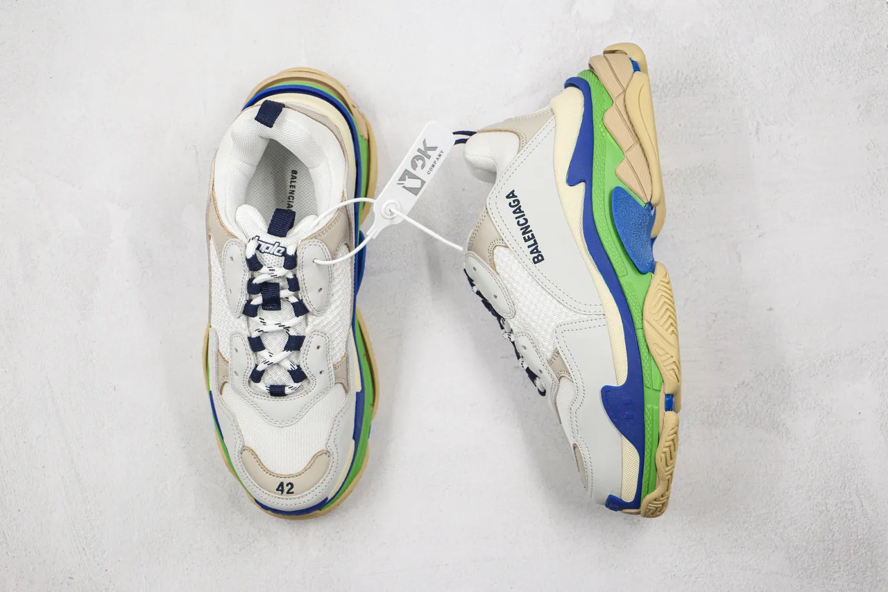 Balenciaga Triple S Multicolor Chunky Sneakers 8