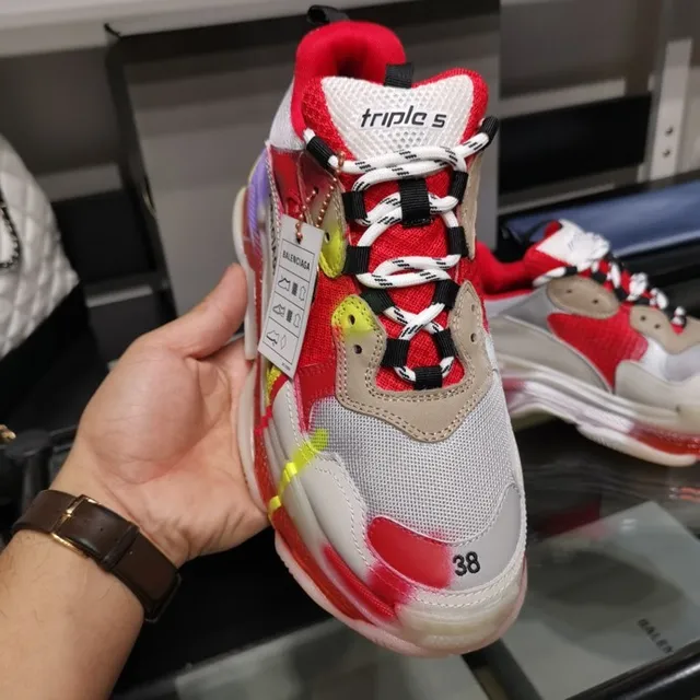 Balenciaga Triple S Multicolor Chunky Sneakers 2