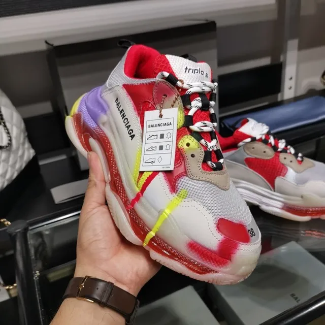 Balenciaga Triple S Multicolor Chunky Sneakers 4