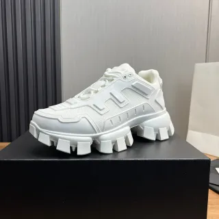 Balenciaga Tênis Chunky Brancos Monolithic Block-Lug Sole